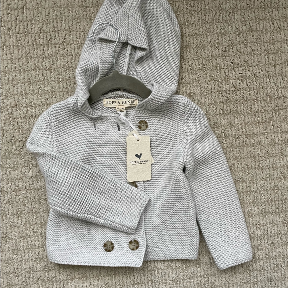 Hope and Henry new with tags double breasted sweater